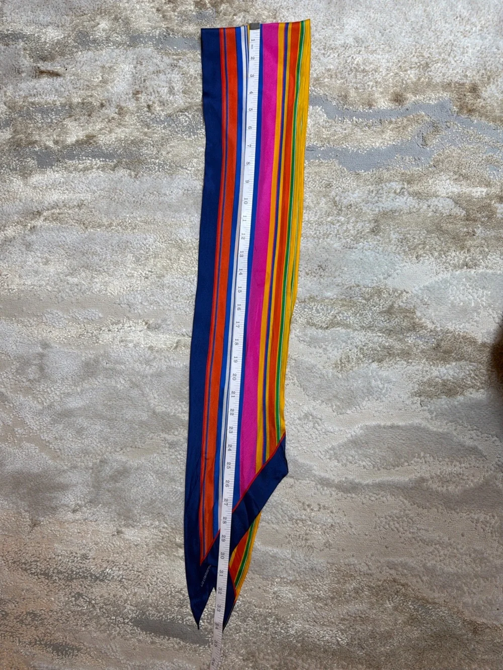 Vintage Liz Claiborne Multicolor Skinny Scarf